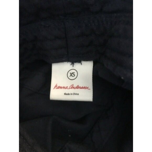 Hanna Andersson Xsmall Blue Sun Hat boy summer navy strap - Picture 4 of 5